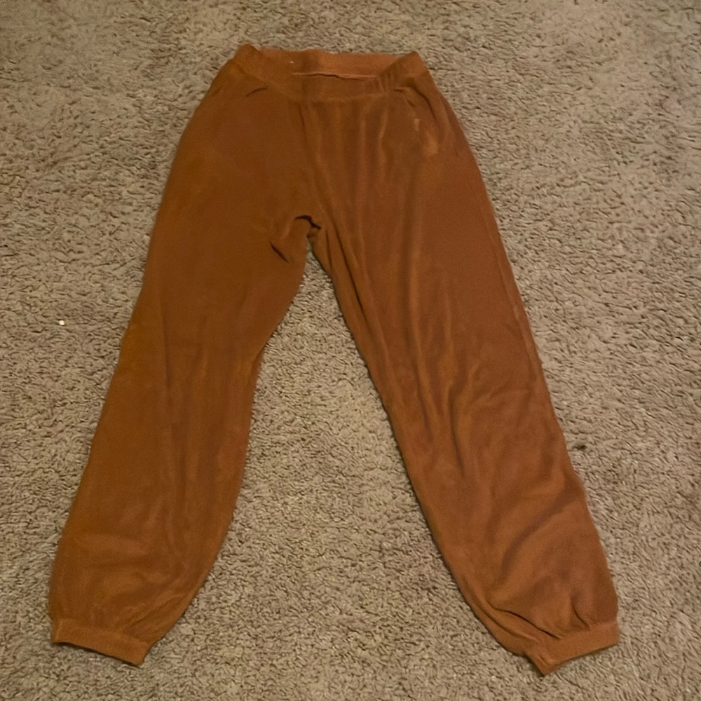 Orange sweatpants